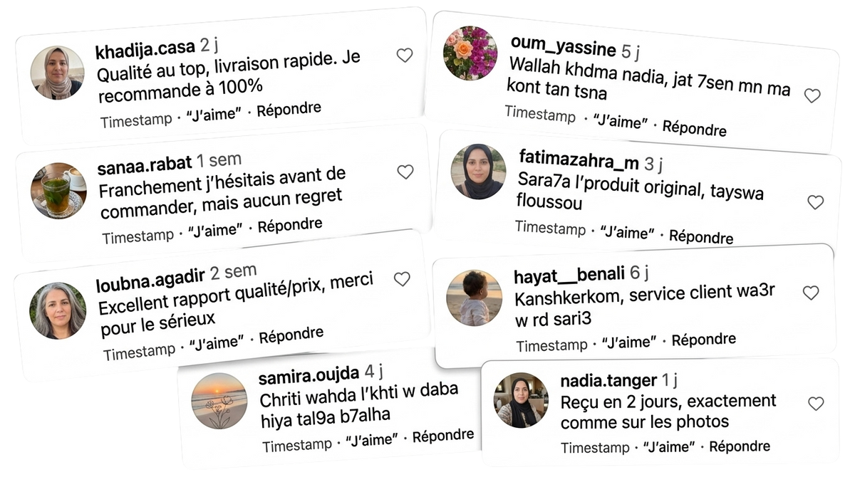 Messages de clientes Souffle d'Atlas sur leurs diffuseurs de parfum d'intérieur