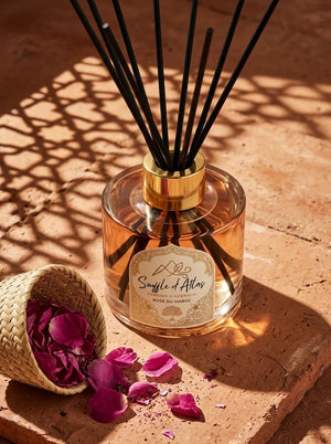 Parfum d'Intérieur Rose du Maroc (Rosa damascena) - Souffle d'Atlas